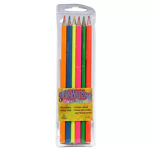 Neon Mixed Blackwood Bible Highlighter Marker Pencils