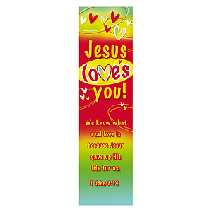 "Jesus Loves You" Bookmarks (Pack of 10)