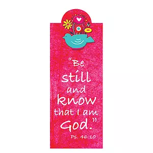 "Be Still" (Pink)Magnetic Bookmark