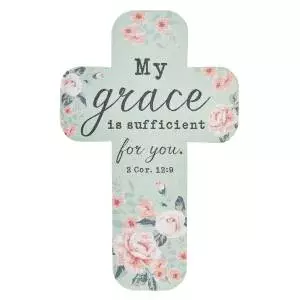 My Grace Is Sufficient Cross Bookmark - 2 Corinthians 12:9 Pack of 12