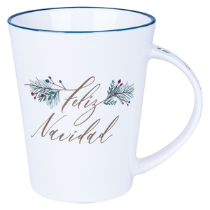 Ceramic Mug Feliz Navidad Luke 2:10