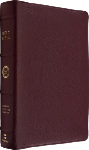 ESV Heirloom Bible, Scriptura Sacra: Personal Size Reference Edition (Calfskin, Bordeaux)