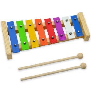 8 Note Multicolour Keys Glockenspiel