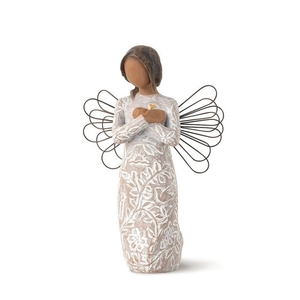 Remembrance Willow Tree Figure (Darker Skin & Hair)