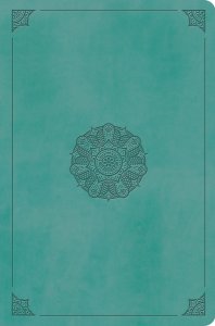 ESV Value Compact Bible, Red Letter (TruTone, Turquoise, Emblem Design)