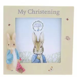Peter Rabbit Christening Photo Frame