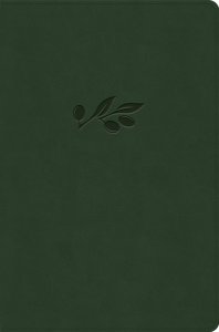 NASB Giant Print Reference Bible, Olive Leathertouch