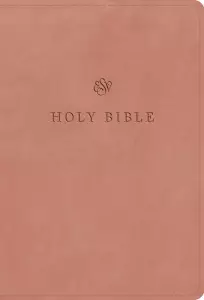 ESV Large Print Compact Bible (TruTone, Blush Rose)