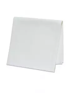20" x 20" Corporal - Linen - White Plain Design