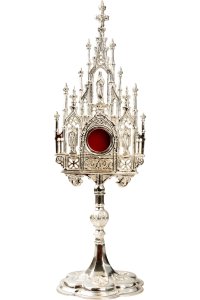 Silver Plated Reliquary H 40 cm