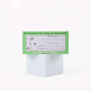 Offering Envelope My Name Is With Lamb Pack of 100
