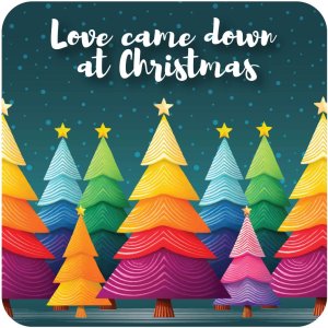 Christmas Love Cork Coaster
