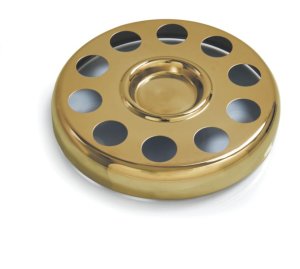 Brass Finish Communion Bread Plate Insert