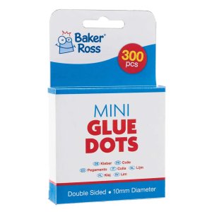 Mini Craft Glue Dots 6mm (Pack of 300)
