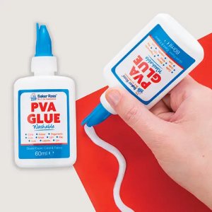 Mini Washable PVA Glue 60ml (Pack of 6)