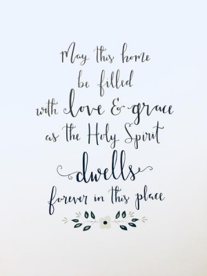 May This Home A4 Print