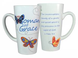 Woman Of Grace Latte Mug 16oz (473ml)
