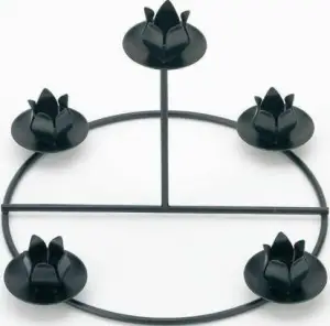 Advent Frame 8 3/4" With Raised Centre Sconce (024B)