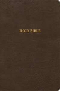 CSB Grace Bible, Brown Leathertouch