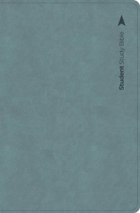 CSB Student Study Bible, Earthen Teal Suedesoft Leathertouch