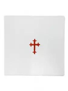 NEW 7" x 7" Chalice Pall - Polycotton - Red Cross Design