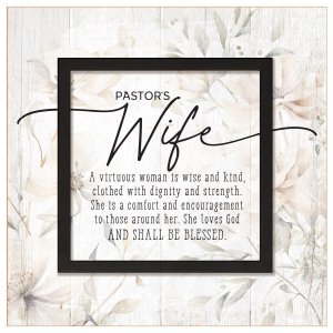 Plaque-Layered Grace-Pastor's Wife (6 x 6)