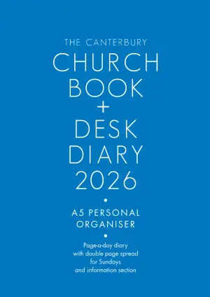 The Canterbury Church Book and Desk Diary 2026 A5 Personal Organiser Edition