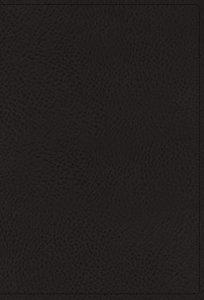 NIV Application Bible, Genuine Leather, Calfskin, Black, Red Letter, Comfort Print