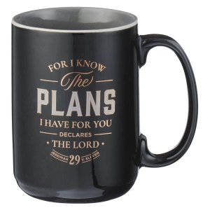 Mug Black I Know the Plans Jer. 29:11