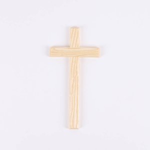 10" Oak Wood Wall Cross