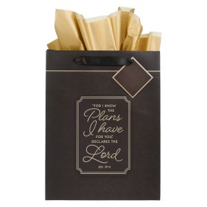 Gift Bag LG Portrait I Know the Plans Jer. 29:11