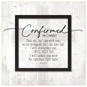 Plaque-Layered Grace-Confirmed In Christ (6 x 6)