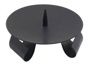 Black Iron Candle Holder D 11.5 cm