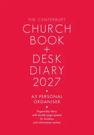 The Canterbury Church Book and Desk Diary 2027 A5 Personal Organiser Edition
