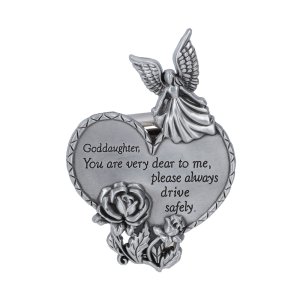 Goddaughter Heart Visor Clip - Pack of 4