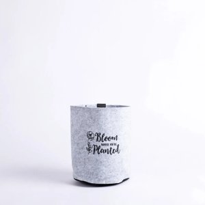 Grow Bag Bloom Grey - Velcro Back - 3.7litres