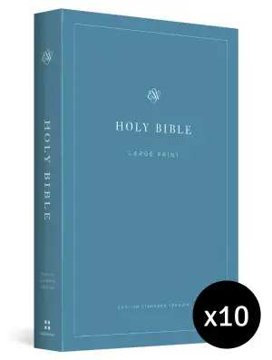 ESV Economy Bible, Large Print, Pack of 10