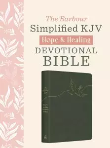 Hope & Healing Devotional Bible [Dark Sage Doves]