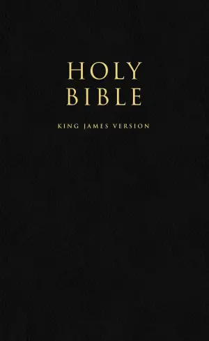 KJV Popular Bible, Black, Imitation Leather, Gift and Award, Presentation Page, Maps, Economy, Pew