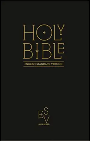 ESV Gift and Award Bible, Black, Paperback, Anglicised, Presentation Page, Double-Column