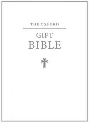 KJV Oxford Gift Bible: White, imitation leather