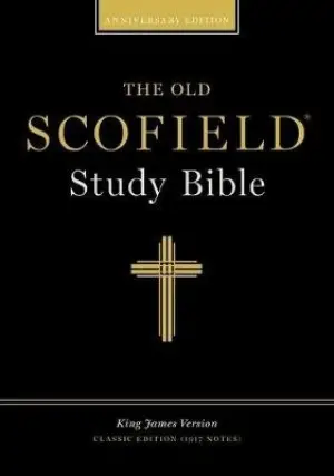 KJV Old Scofield Study Bible Classic Edition BLack Classic Bonded Leather