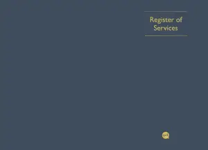 Service Register : SR6 Landscape (wide) Format