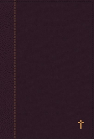 NASB, The Grace and Truth Study Bible (Trustworthy and Practical Insights), Large Print, Leathersoft, Maroon, Red Letter, 1995 Text, Comfort Print
