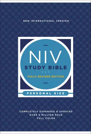NIV Study Bible, Fully Revised Edition (Study Deeply. Believe Wholeheartedly.), Personal Size, Hardcover, Red Letter, Comfort Print