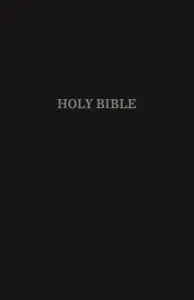 NIV, Reference Bible, Giant Print, Leather-Look, Black, Red Letter, Thumb Indexed, Comfort Print