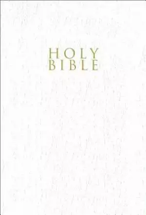 NIV Gift and Award Bible, Leather-Look, White, Red Letter Edition, Comfort Print