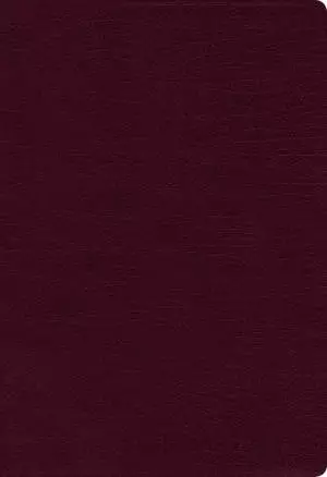 NASB, Thinline Bible, Large Print, Bonded Leather, Burgundy, Red Letter, 1995 Text, Comfort Print