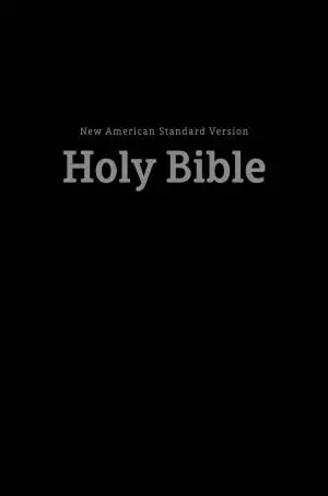NASB, Pew and Worship Bible, Hardcover, Black, 1995 Text, Comfort Print