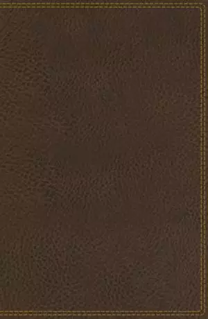 NASB, Single-Column Reference Bible, Wide Margin, Leathersoft, Brown, 1995 Text, Comfort Print